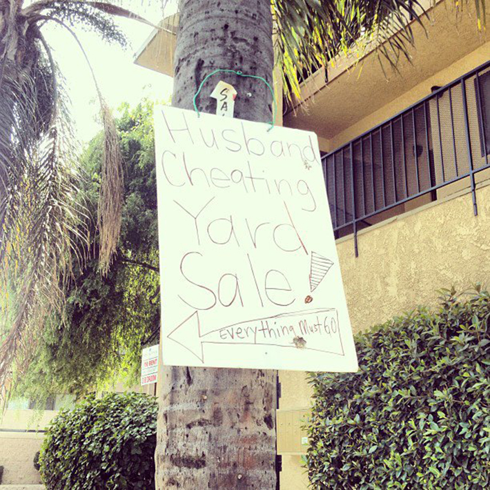 clever garage sale signs 4