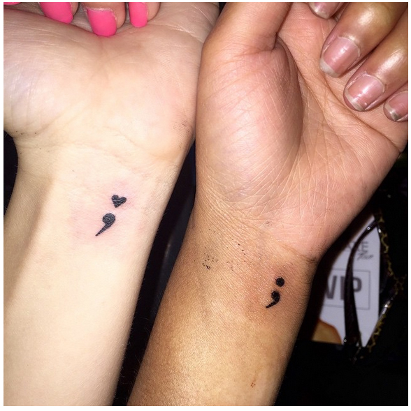 semicolon tattoo (4) – Atchuup! – Cool Stories Daily