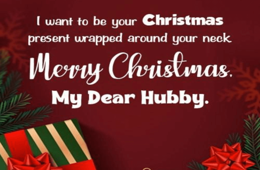 What To Write In A Christmas Card for Your Husband