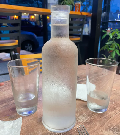 Freezing water bottle