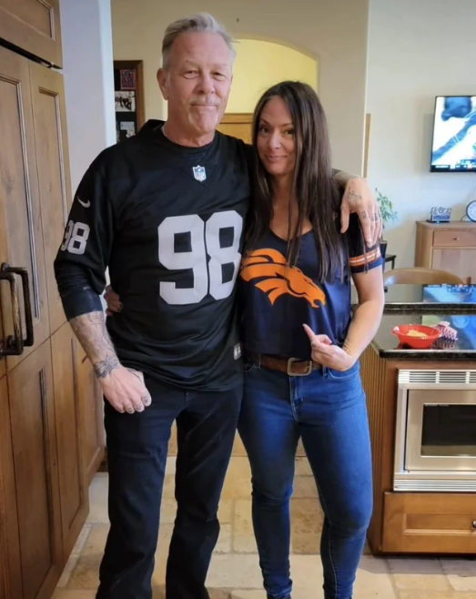 James Hetfield new Girlfriend Adriana Gillett