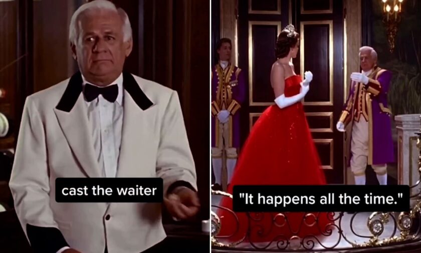 The Princess Diaries & Pretty Woman - Same Waiter, Same Line