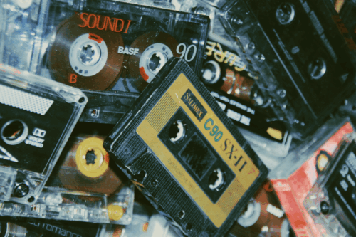 Pile of Cassette Tapes