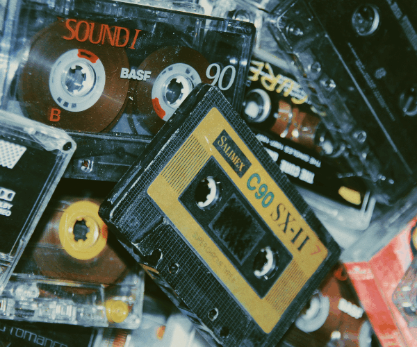 Pile of Cassette Tapes