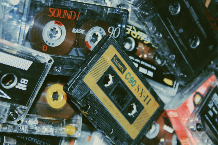 Pile of Cassette Tapes